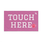 Touch Here Lips Kiss Soft Pink | Mix & Match Original Fun-Flirty Lovers’ Towels