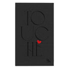 Touché Dark Grey | Mix & Match Soft Fun-Flirty Lovers’ Towels