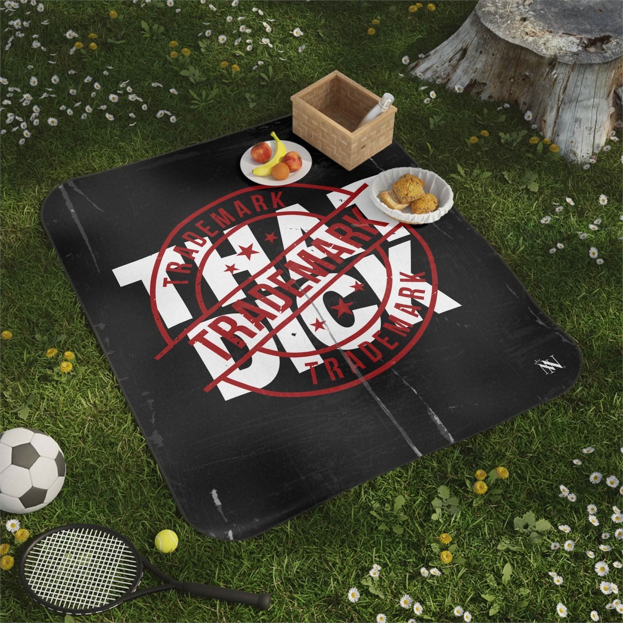 Trademark That Dick | Mix Match Fun-Flirty Lovers’ Water-Resistant Blankets