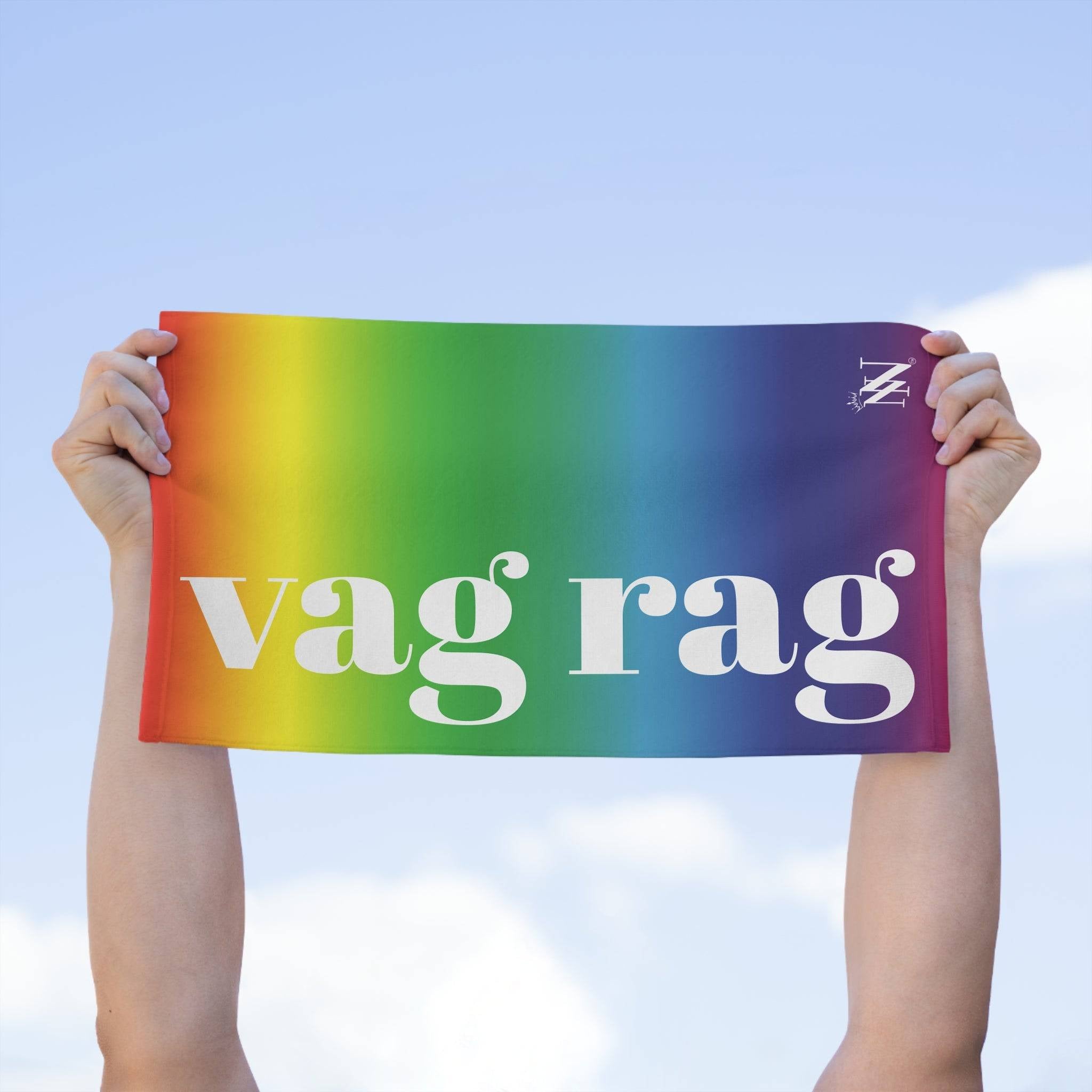 Traditional Rainbow Vag Rag | Mix & Match Soft Fun-Flirty Lovers’ Towels