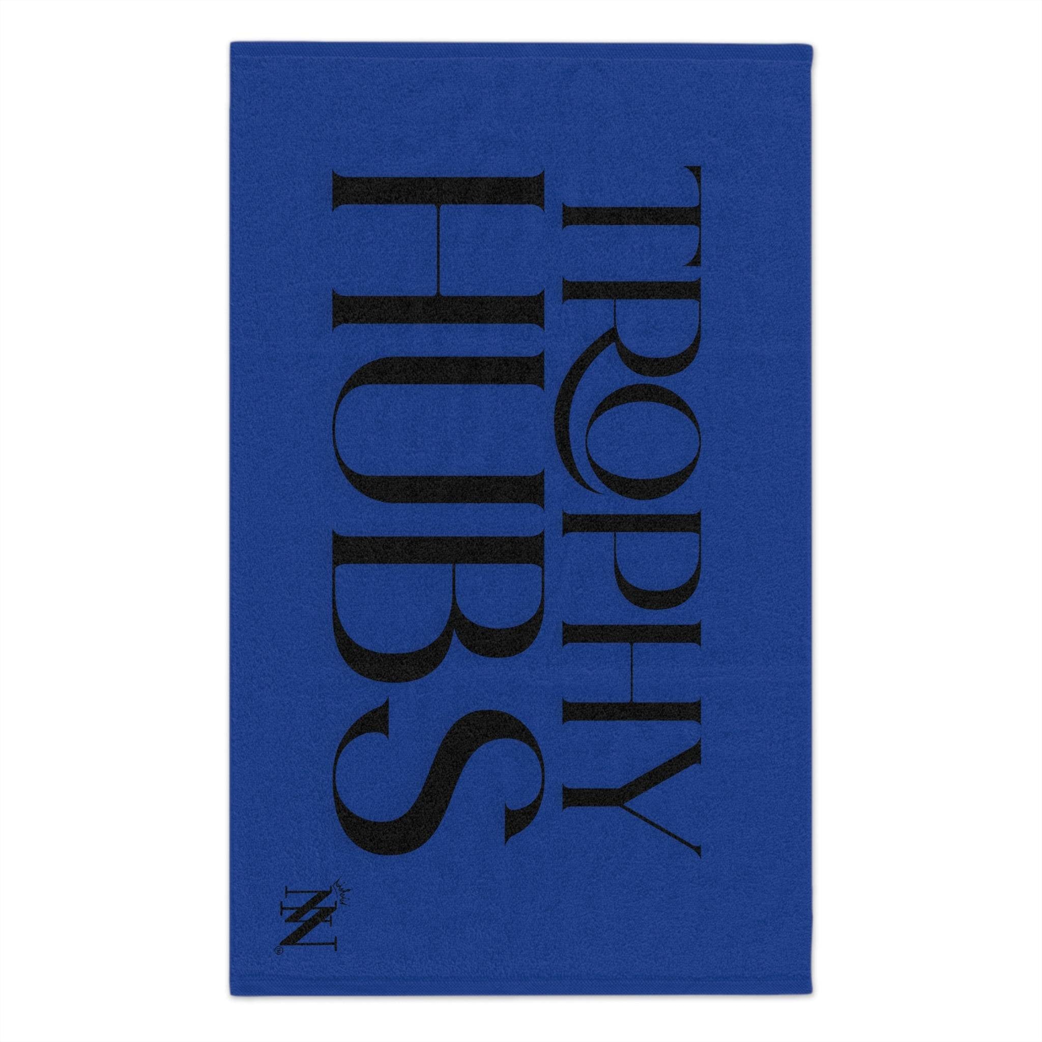 Trophy Hubs Blue Mix & Match Soft Sex Towels | Naughty Lovers’ Gifts