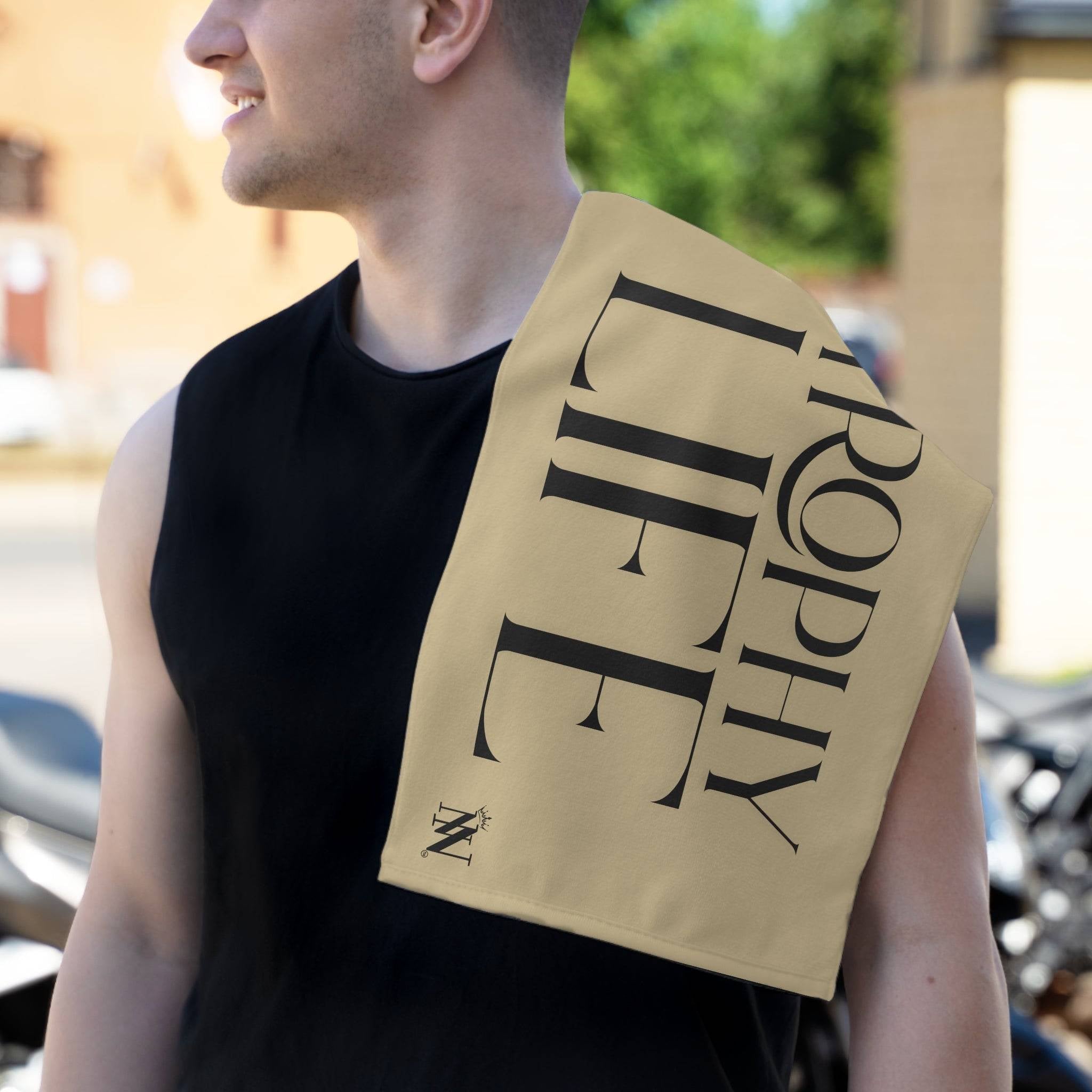 Trophy Life Gold Mix & Match Soft Sex Towels | Naughty Lovers’ Gifts