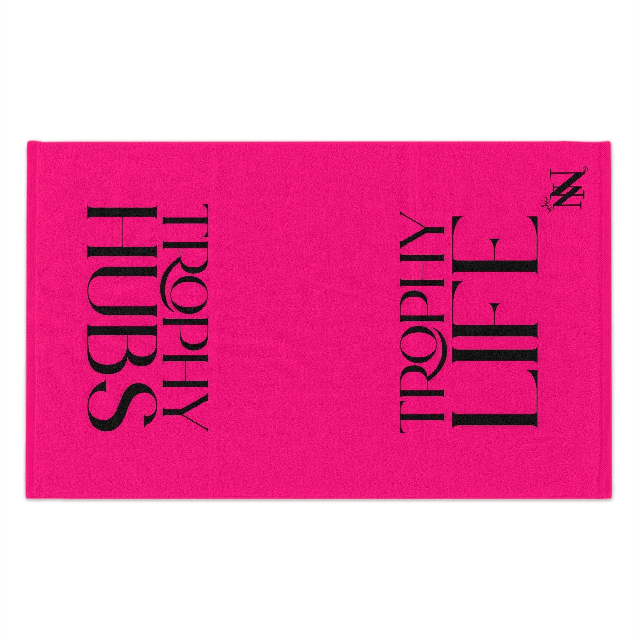 Trophy Life Hubs Pink Shareable Mix & Match Soft Sex Towels | Naughty Lovers’ Gifts