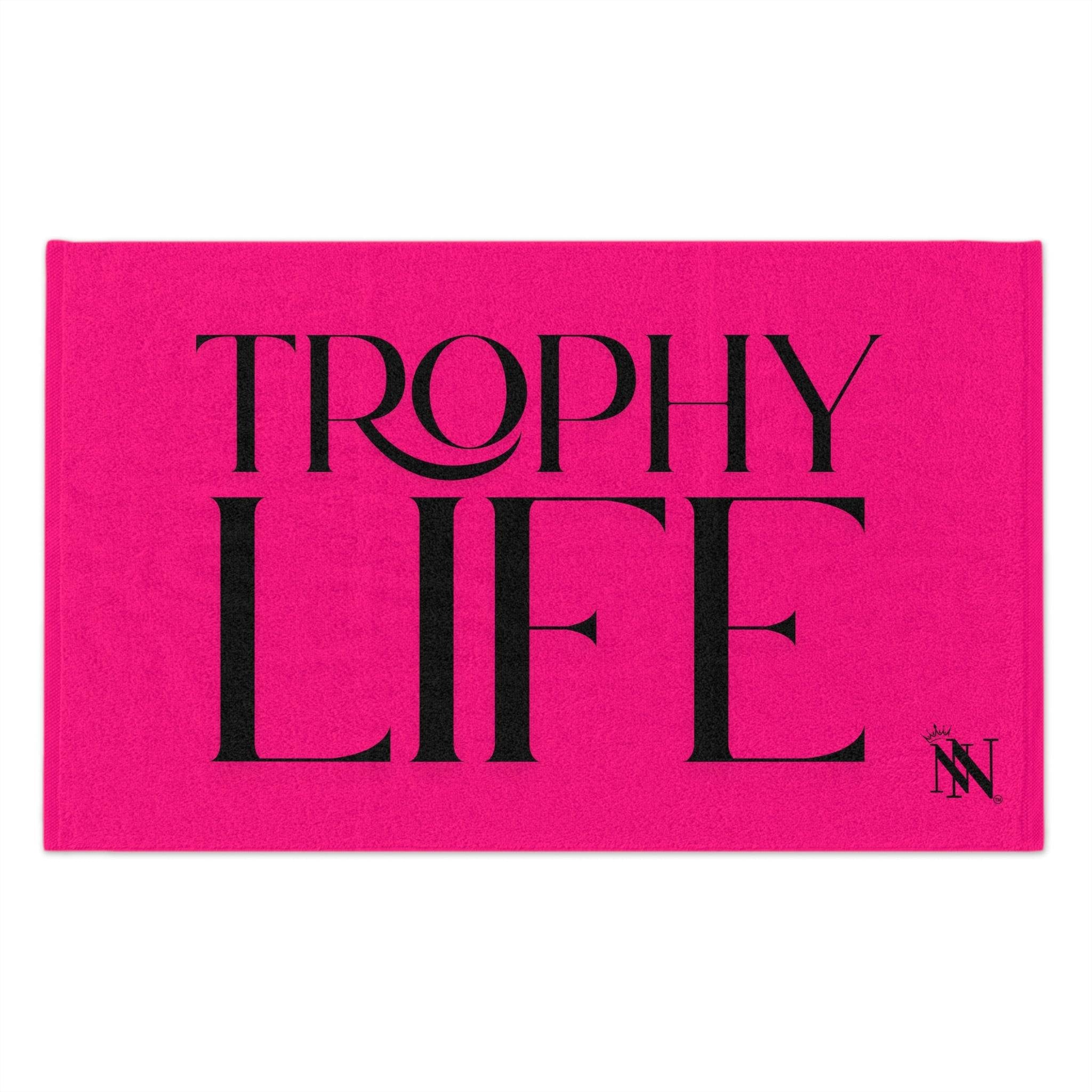 Trophy Life Pink Mix & Match Soft Sex Towels | Naughty Lovers’ Gifts