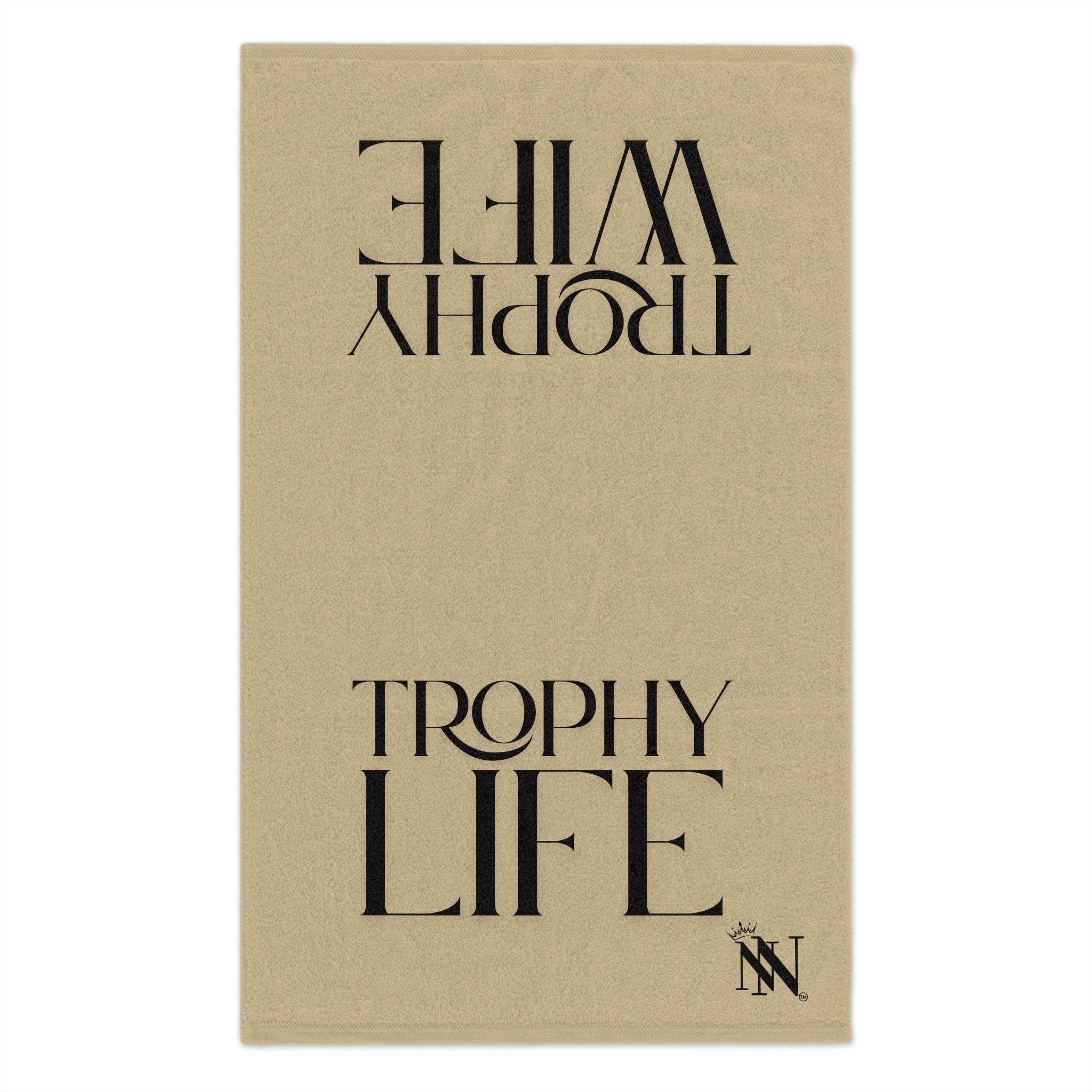 Trophy Life Wife Gold Shareable Mix & Match Soft Sex Towels | Naughty Lovers’ Gifts