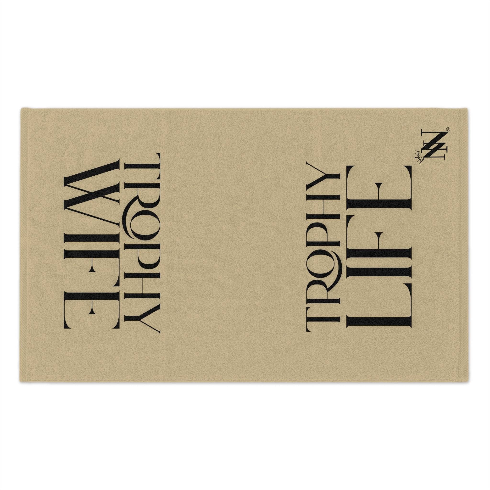 Trophy Life Wife Gold Shareable Mix & Match Soft Sex Towels | Naughty Lovers’ Gifts