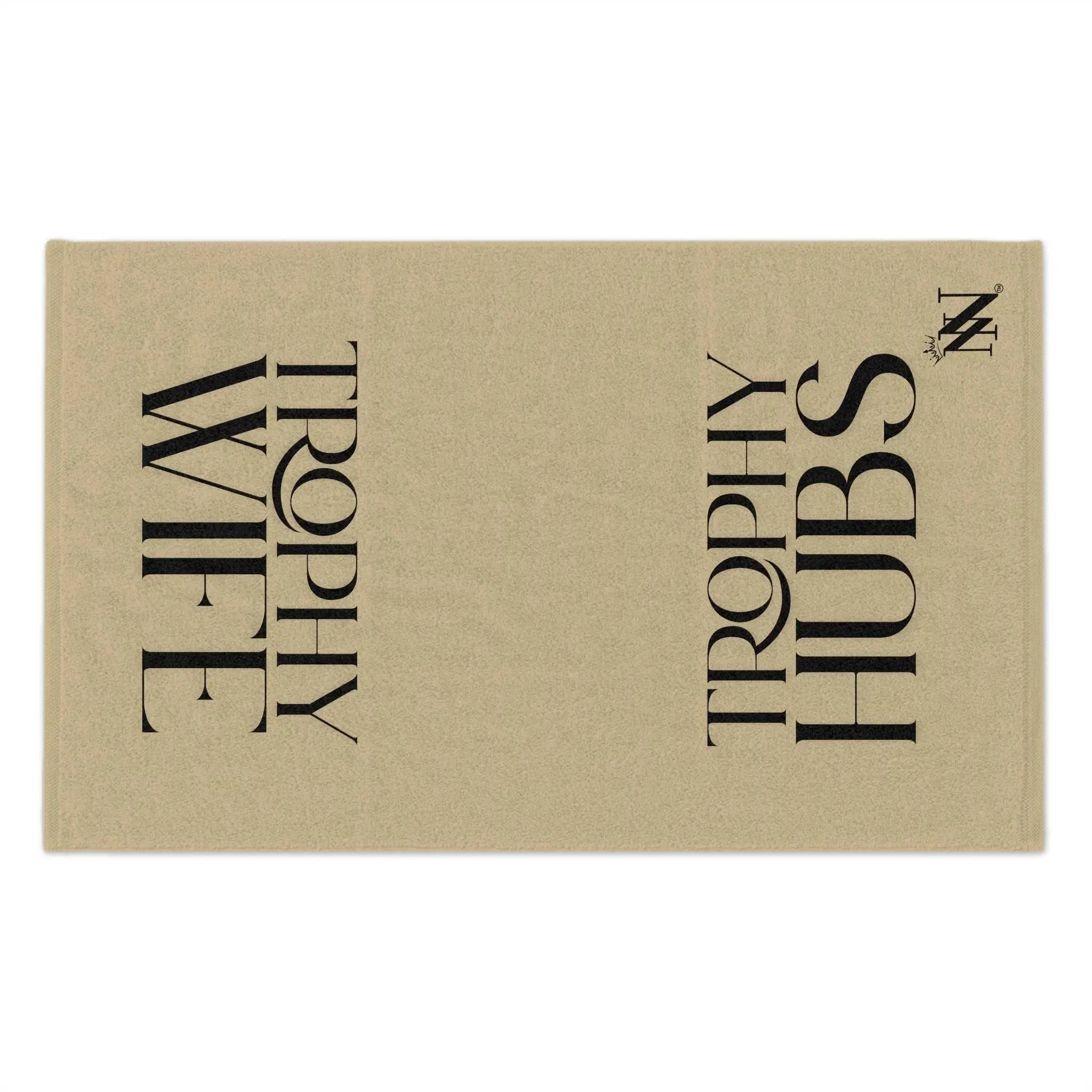 Trophy Wife Hubs Gold Shareable Mix & Match Soft Sex Towels | Naughty Lovers’ Gifts