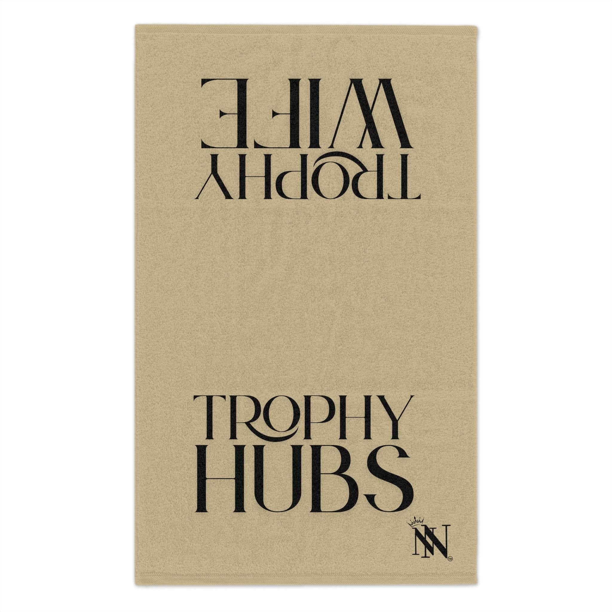 Trophy Wife Hubs Gold Shareable Mix & Match Soft Sex Towels | Naughty Lovers’ Gifts