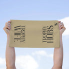 Trophy Wife Hubs Gold Shareable Mix & Match Soft Sex Towels | Naughty Lovers’ Gifts