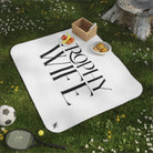 Trophy Wife | Mix Match Fun-Flirty Lovers’ Water-Resistant Blankets