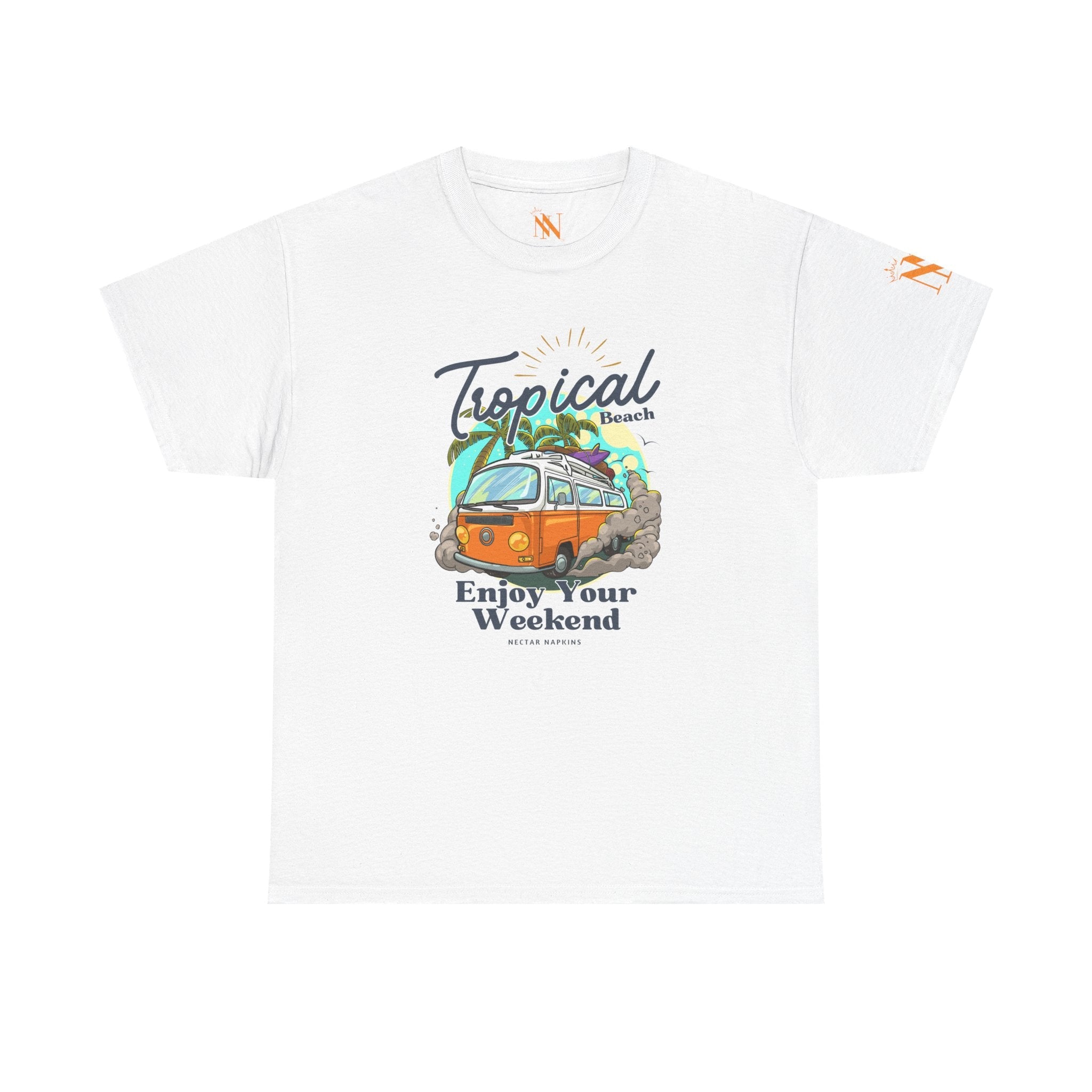 Tropical Beach | Mix & Match Cotton Unisex Fun-Flirty Lovers’ T-Shirts