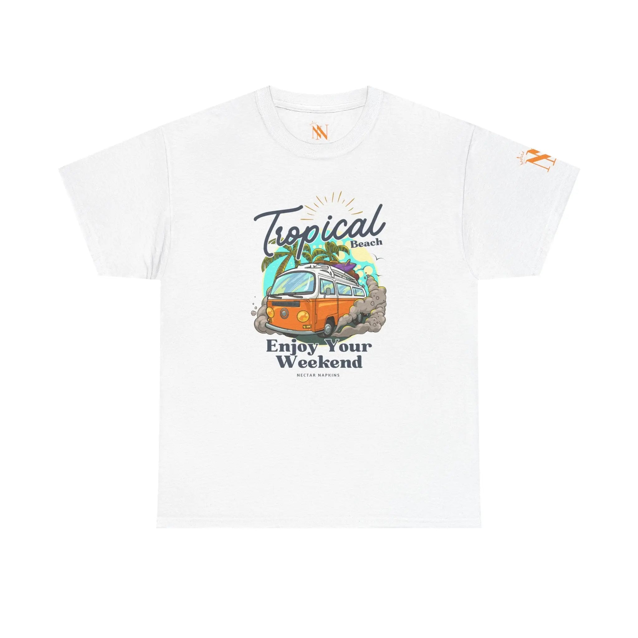Tropical Beach | Mix & Match Cotton Unisex Fun-Flirty Lovers’ T-Shirts