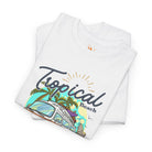 Tropical Beach | Mix & Match Cotton Unisex Fun-Flirty Lovers’ T-Shirts