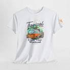 Tropical Beach | Mix & Match Cotton Unisex Fun-Flirty Lovers’ T-Shirts