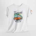 Tropical Beach | Mix & Match Cotton Unisex Fun-Flirty Lovers’ T-Shirts