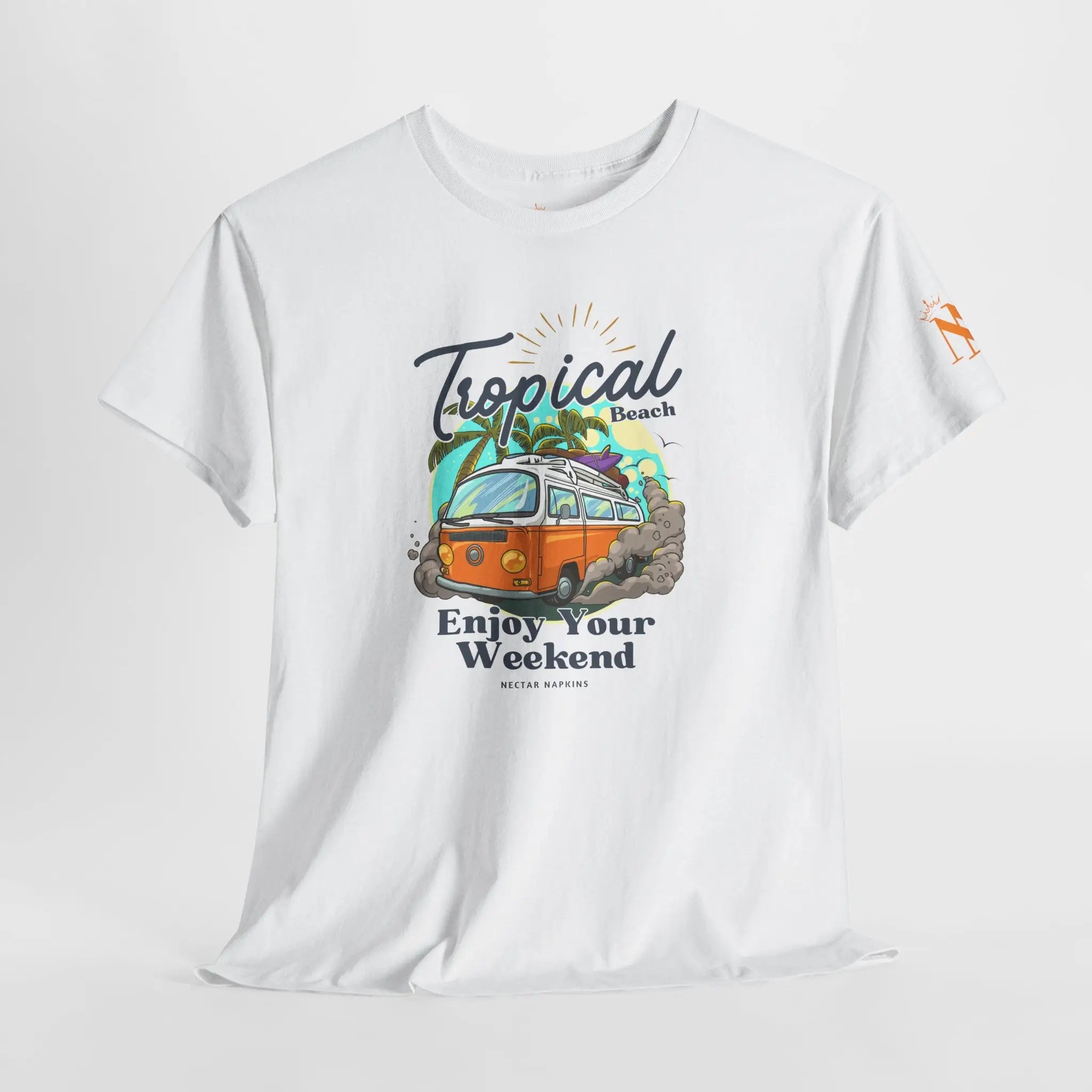 Tropical Beach | Mix & Match Cotton Unisex Fun-Flirty Lovers’ T-Shirts