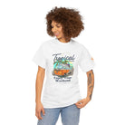 Tropical Beach | Mix & Match Cotton Unisex Fun-Flirty Lovers’ T-Shirts