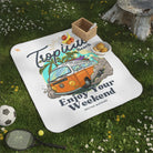 Tropical Beach | Mix Match Fun-Flirty Lovers’ Water-Resistant Blankets
