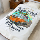 Tropical Beach | Mix & Match Soft Fun-Flirty Lovers’ Blankets