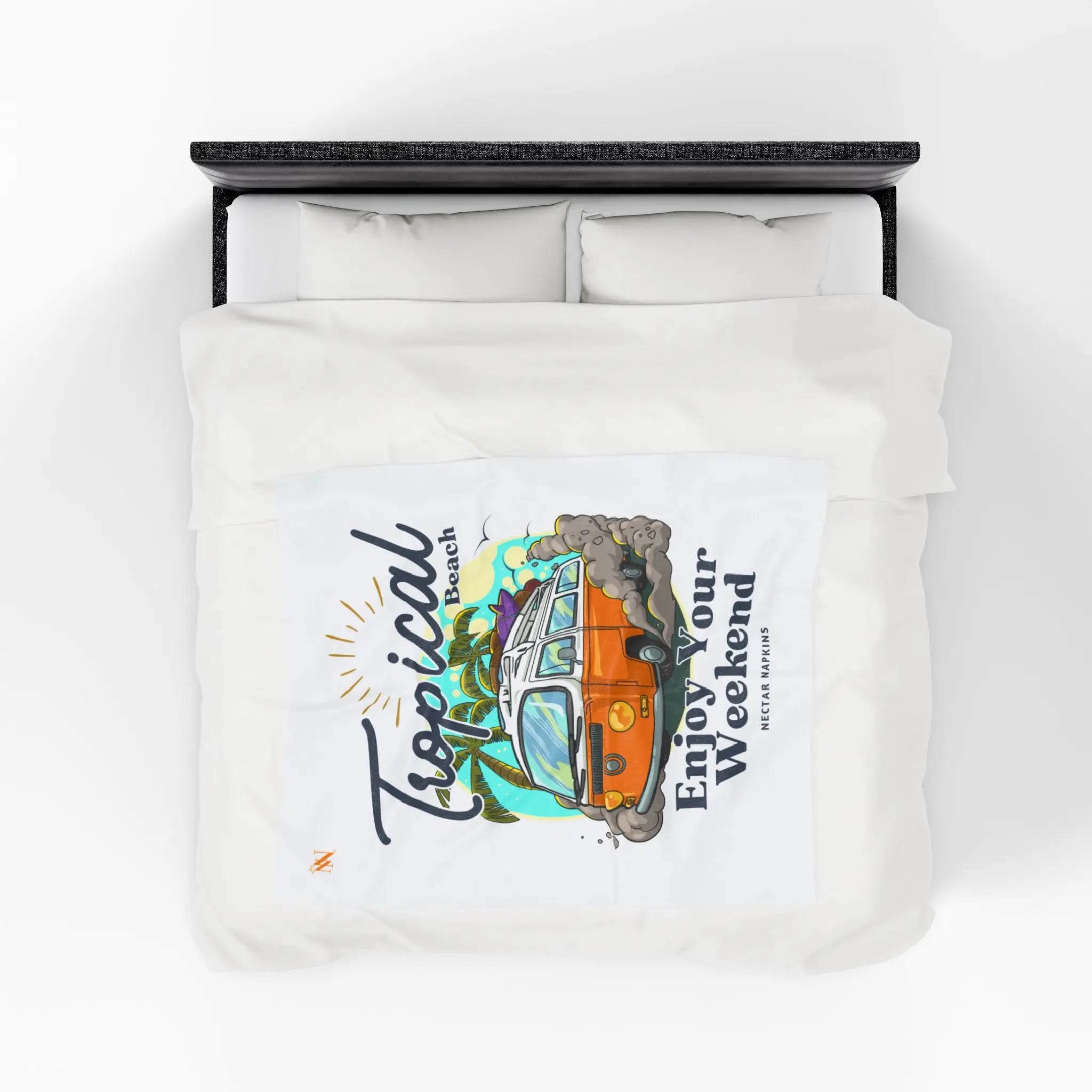 Tropical Beach | Mix & Match Soft Fun-Flirty Lovers’ Blankets