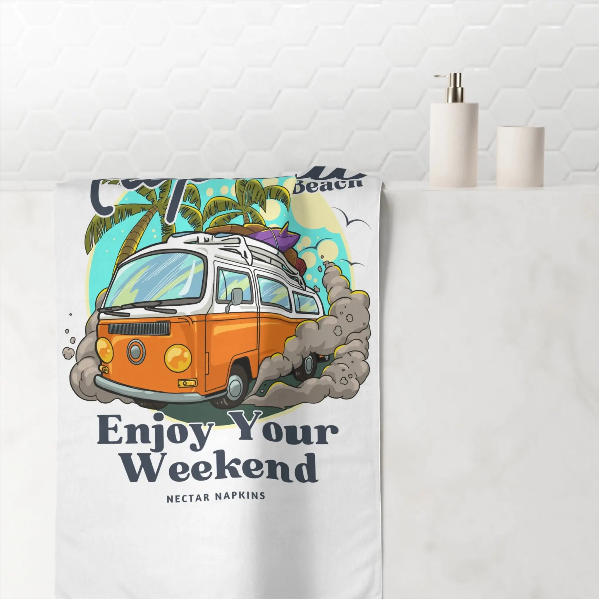Tropical Beach | Mix & Match XL Fun-Flirty Lovers’ Towels