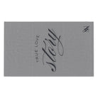 True Love Story Grey | Mix & Match Soft Fun-Flirty Lovers’ Towels