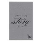 True Love Story Grey | Mix & Match Soft Fun-Flirty Lovers’ Towels