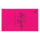 True Love Story Pink | Mix & Match Soft Fun-Flirty Lovers’ Towels