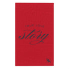 True Love Story Red | Mix & Match Soft Fun-Flirty Lovers’ Towels
