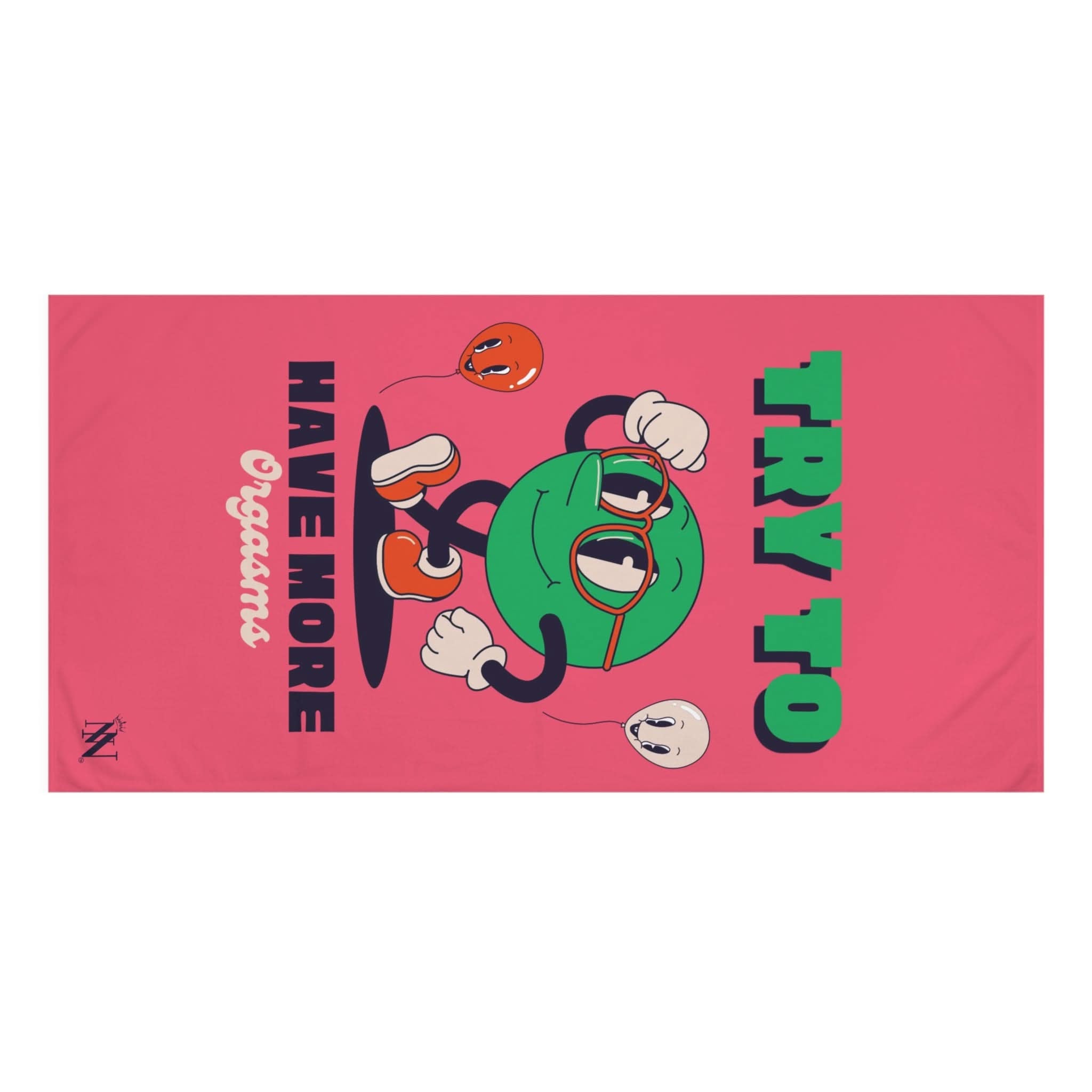 Try To Have More Orgasms | Mix & Match Naughty XL Fun-Flirty Lovers’ Towels