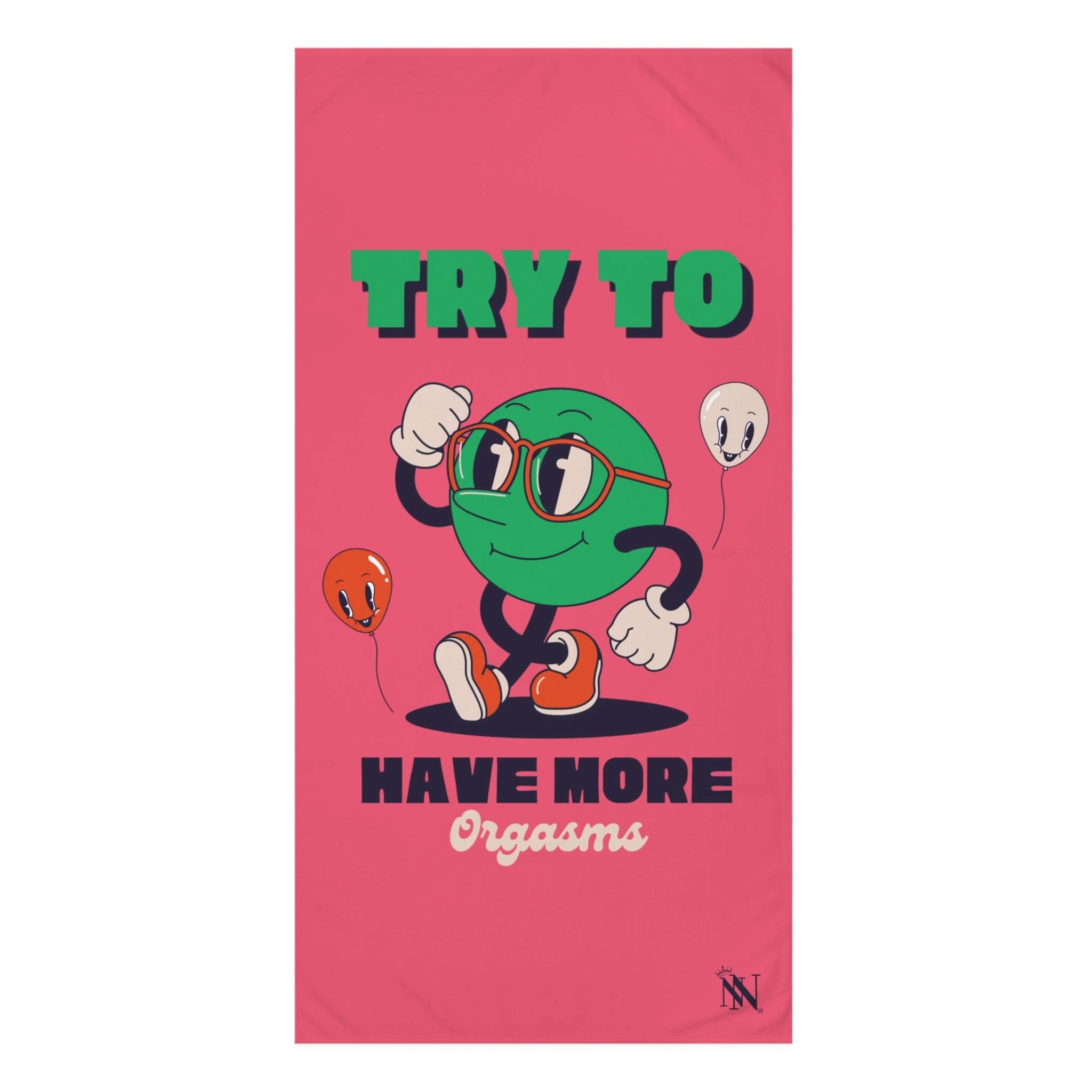 Try To Have More Orgasms | Mix & Match Naughty XL Fun-Flirty Lovers’ Towels