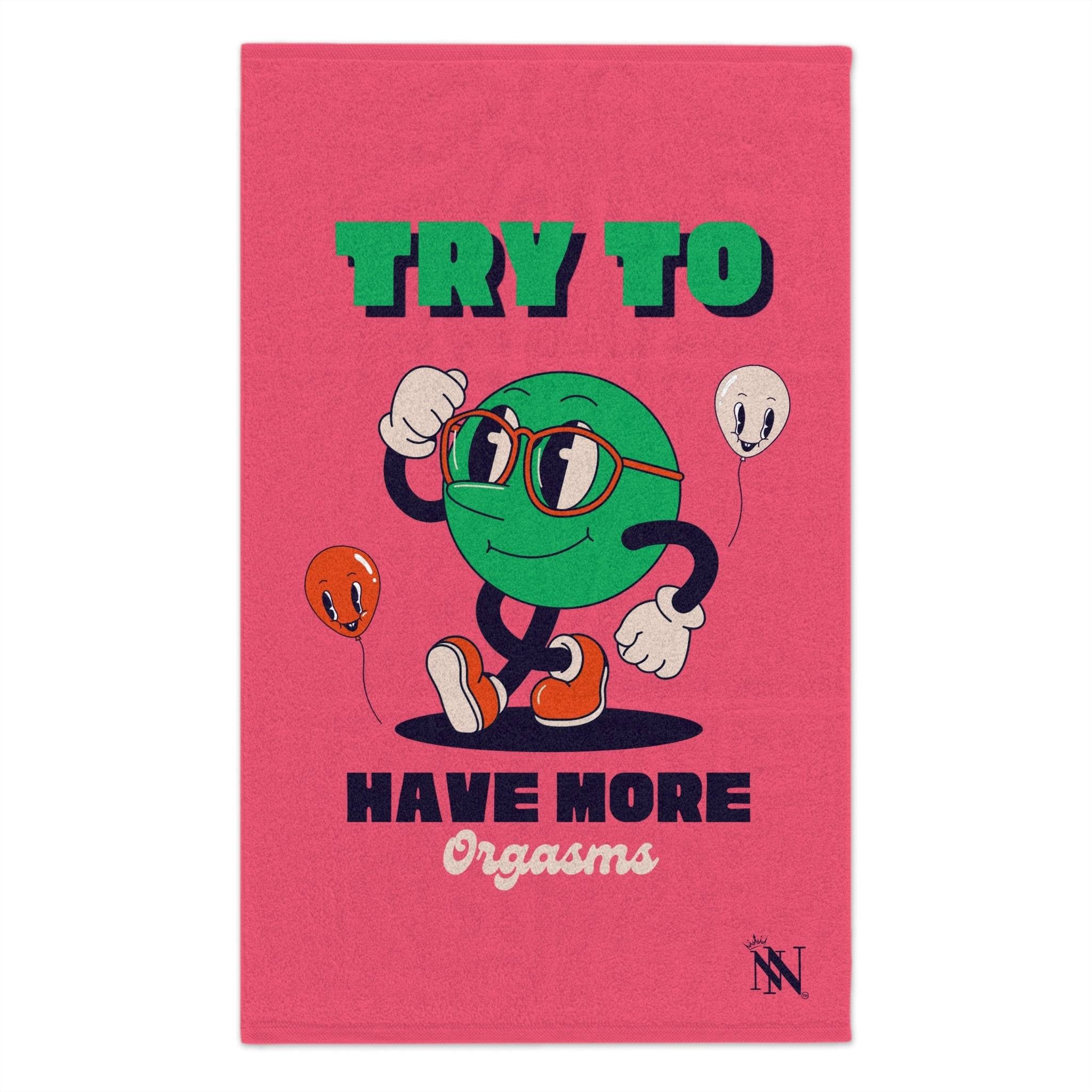 Try To Have More Orgasms | Mix & Match Soft Fun-Flirty Lovers’ Towels