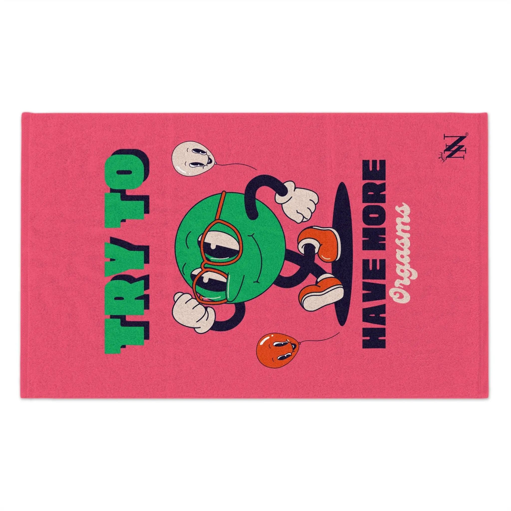 Try To Have More Orgasms | Mix & Match Soft Fun-Flirty Lovers’ Towels