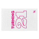 Turning 21 White | Mix & Match Soft Fun-Flirty Lovers’ Towels
