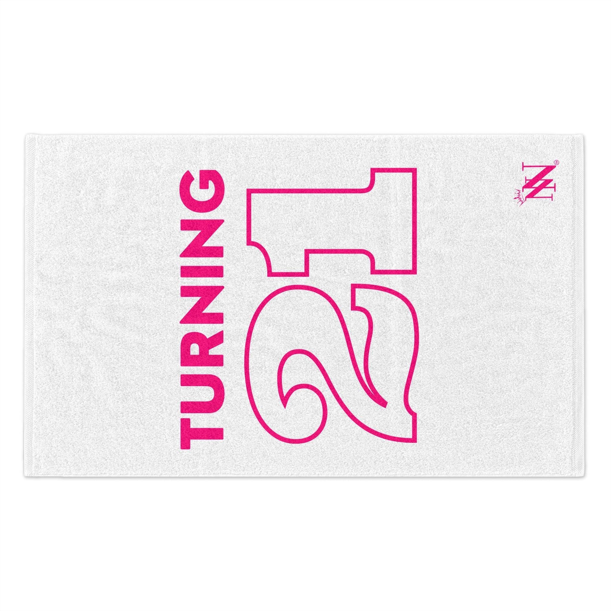 Turning 21 White | Mix & Match Soft Fun-Flirty Lovers’ Towels