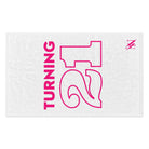 Turning 21 White | Mix & Match Soft Fun-Flirty Lovers’ Towels