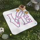Two-Demensional Love | Mix Match Fun-Flirty Lovers’ Water-Resistant Blankets