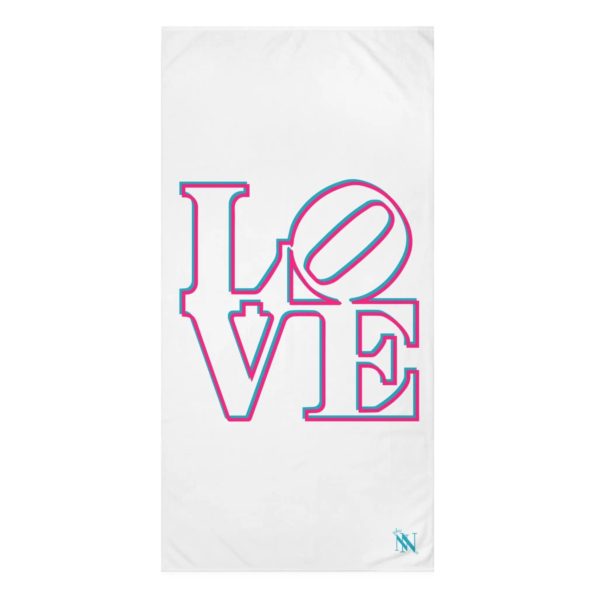 Two-Demensional Love | Mix & Match Naughty XL Fun-Flirty Lovers’ Towels