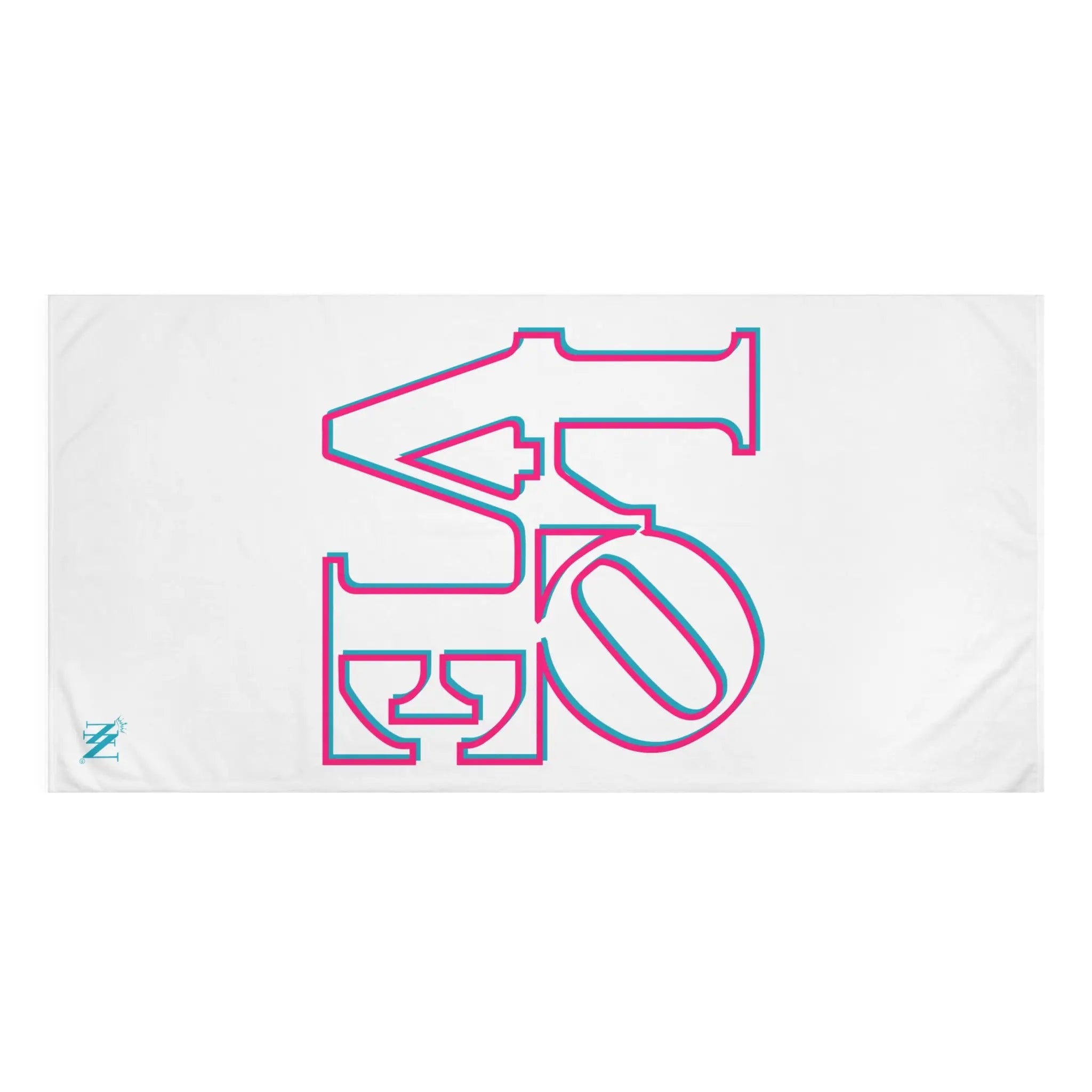 Two-Demensional Love | Mix & Match Naughty XL Fun-Flirty Lovers’ Towels