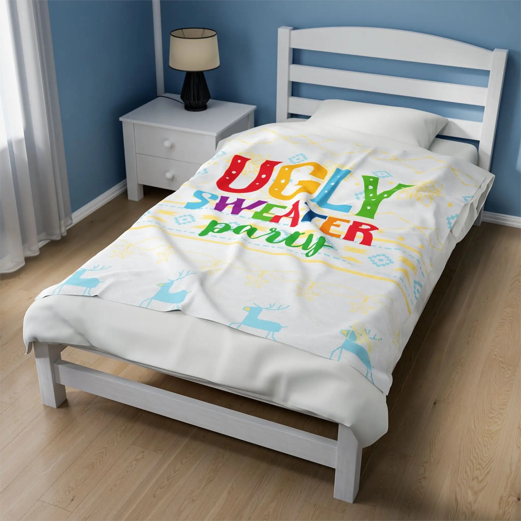 Ugly Sweater Party | Mix & Match Fun-Flirty Lovers’ Blankets