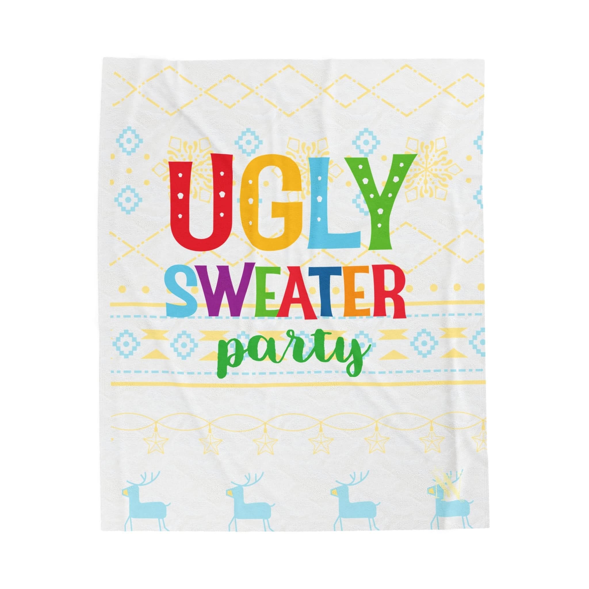 Ugly Sweater Party | Mix & Match Fun-Flirty Lovers’ Blankets