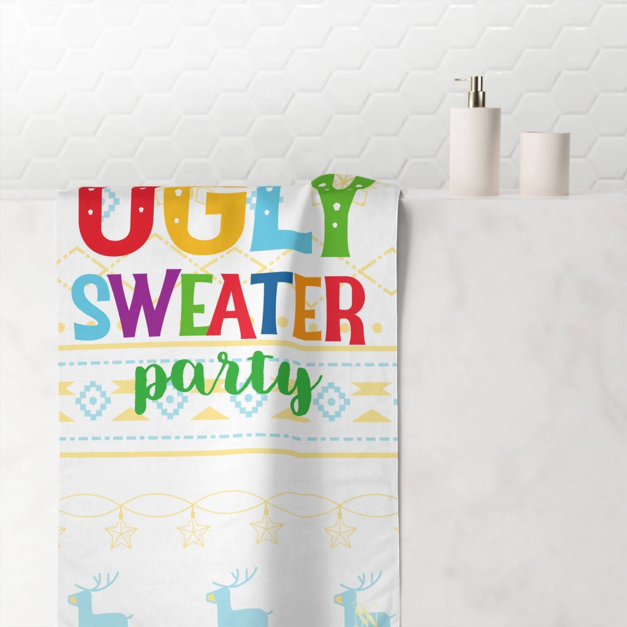 Ugly Sweater Party | Mix & Match Naughty XL Fun-Flirty Lovers’ Towels