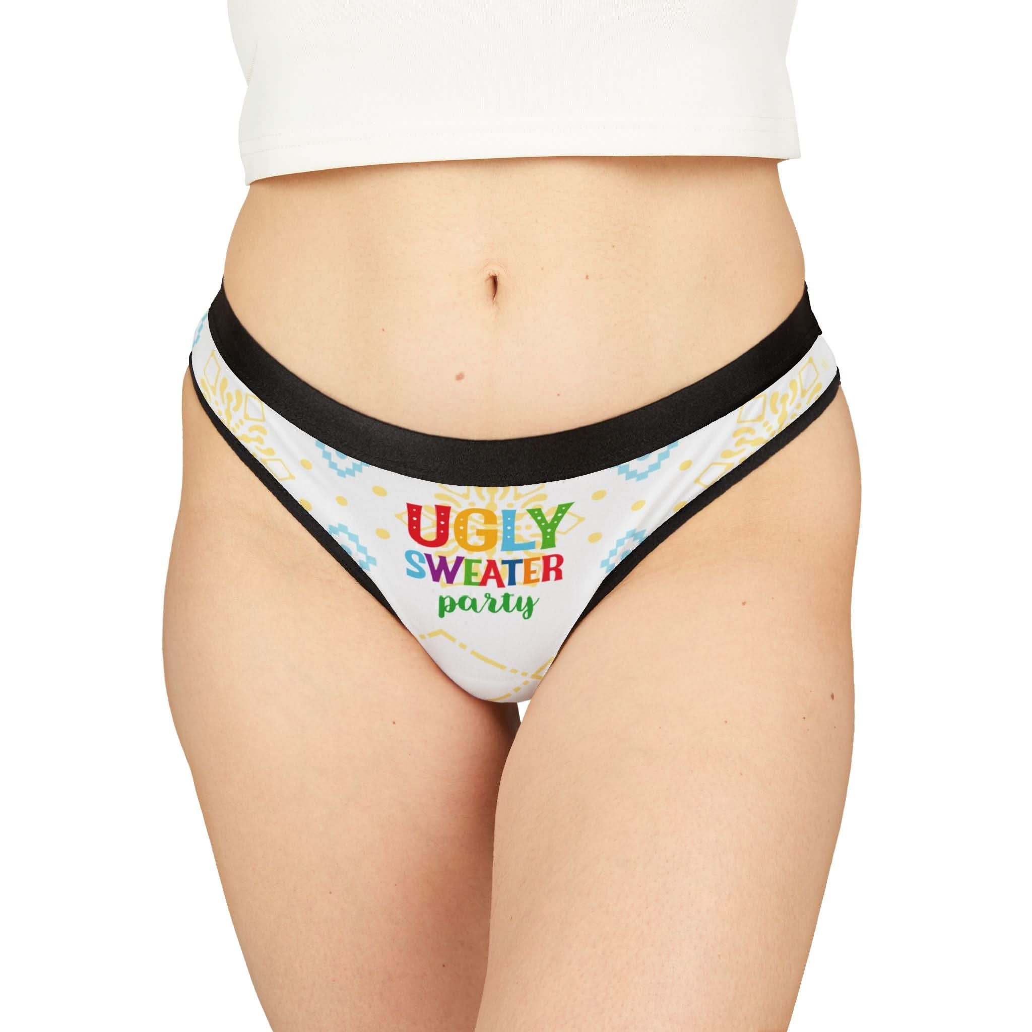 Ugly Sweater Party | Mix & Match Women’s Fun-Flirty Lovers’ Thongs