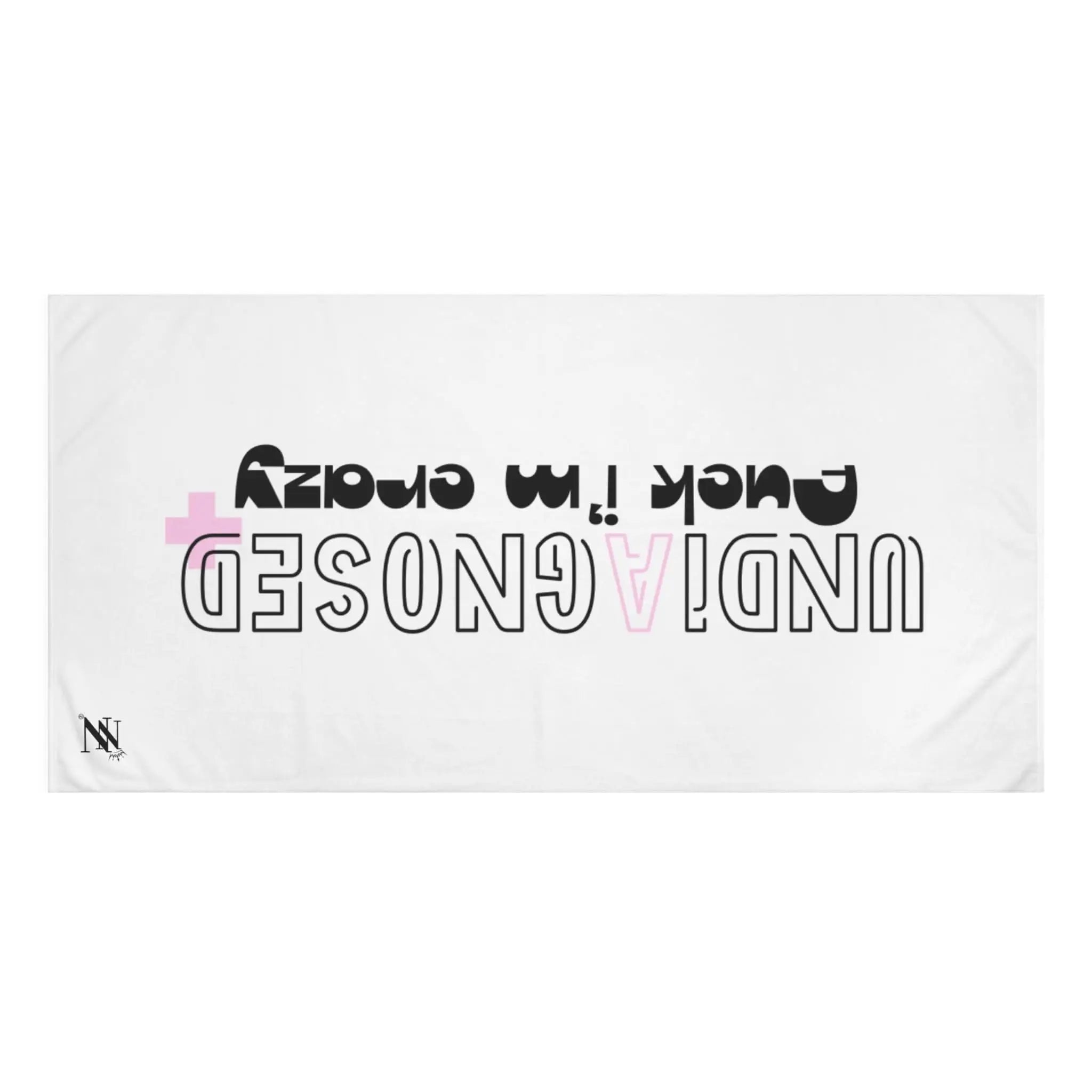 Undiagnosed Fuck I’m Crazy | Mix & Match Naughty XL Fun-Flirty Lovers’ Towels