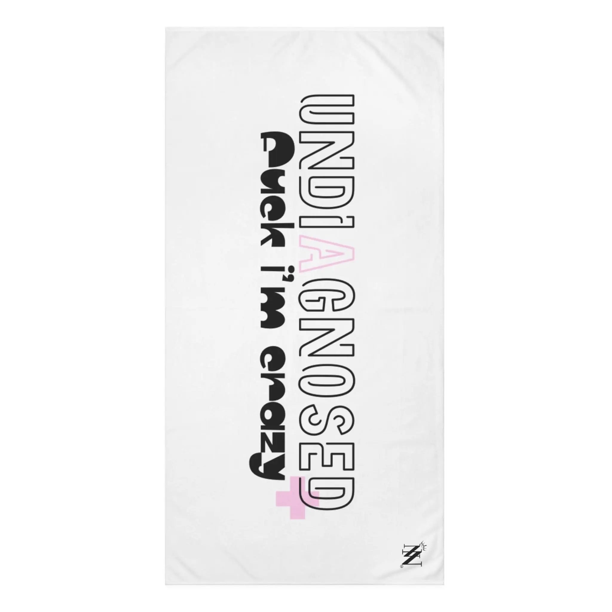 Undiagnosed Fuck I’m Crazy | Mix & Match Naughty XL Fun-Flirty Lovers’ Towels
