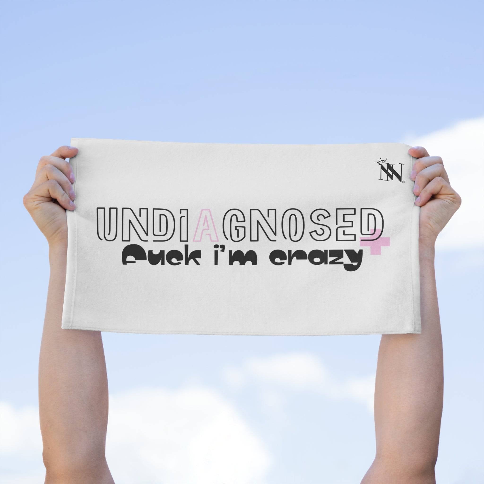 Undiagnosed Fuck I’m Crazy | Mix & Match Soft Fun-Flirty Lovers’ Towels