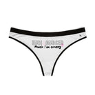 Undiagnosed Fuck I’m Crazy | Mix & Match Women’s Fun-Flirty Lovers’ Thongs