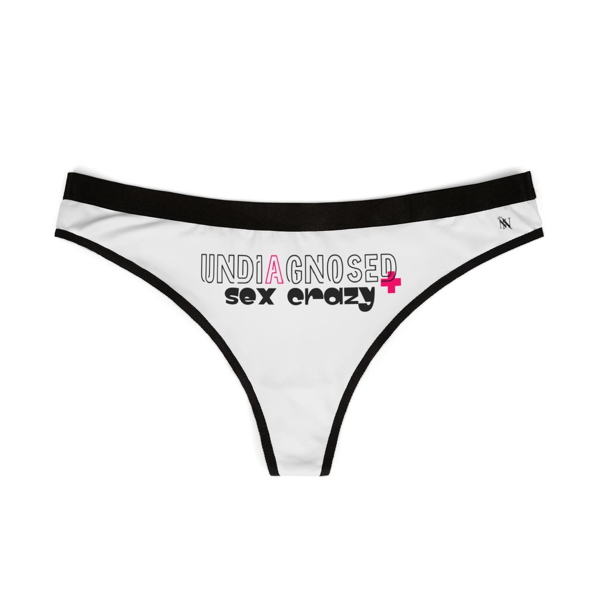 Undiagnosed Sex Crazy | Mix & Match Women’s Fun-Flirty Lovers’ Thongs