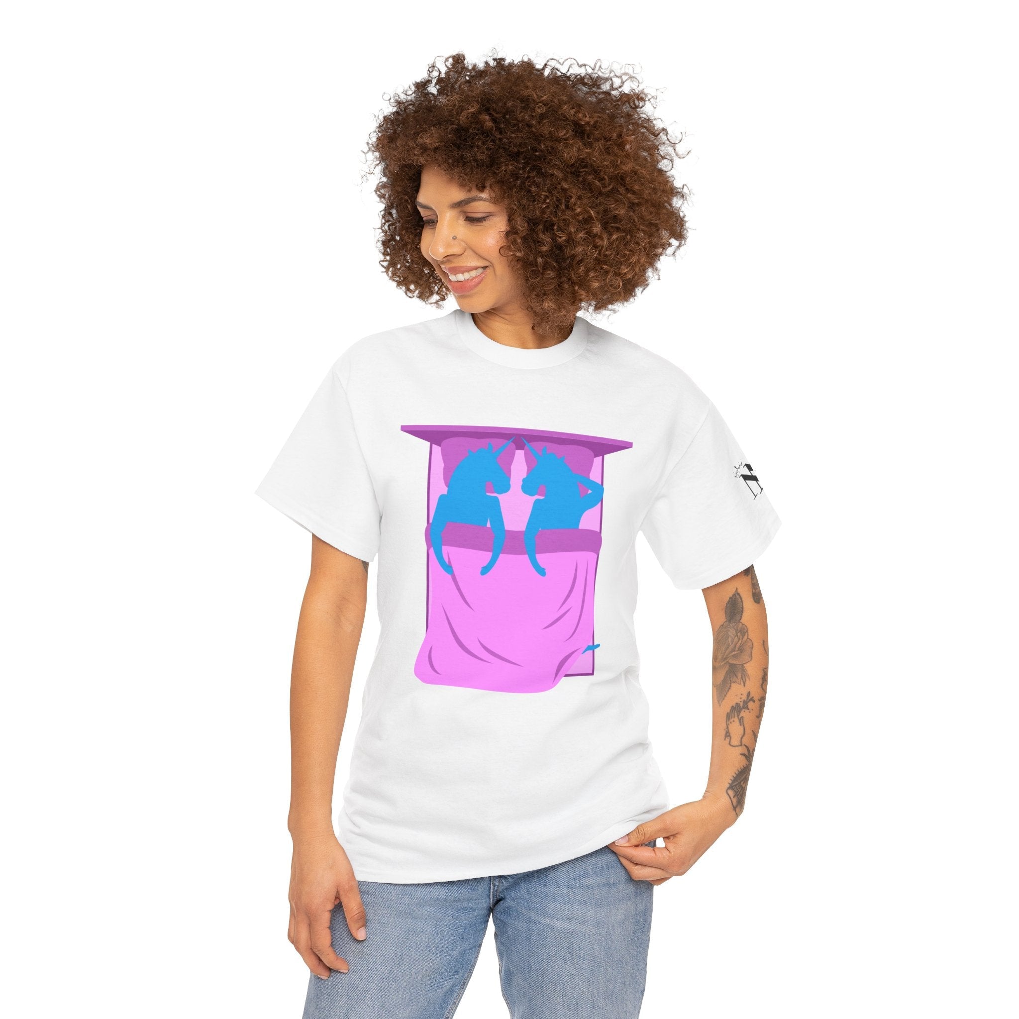 Unicorn Pleasure | Mix & Match 100% Cotton Unisex Fun-Flirty Lovers’ Tees