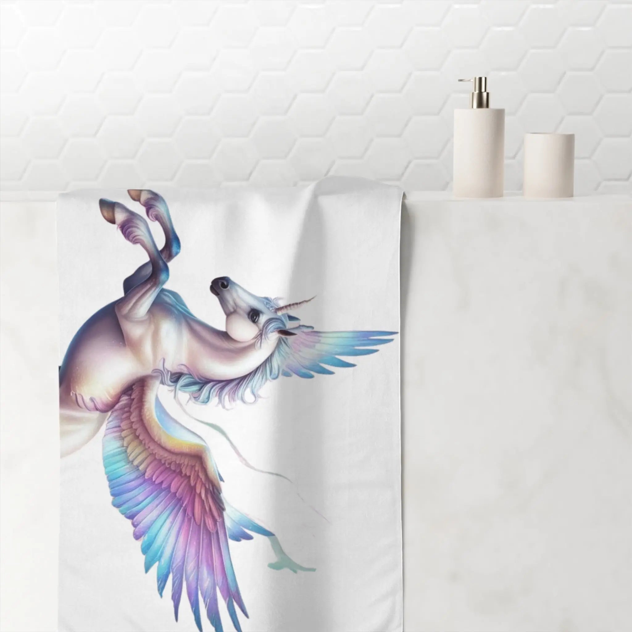 Unicorn with Wings | Mix & Match XL Fun-Flirty Lovers’ Towels